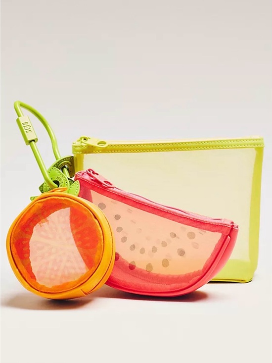 BEIS Handbags - BÉIS x Poppy Fruit Pouches, Set of 3